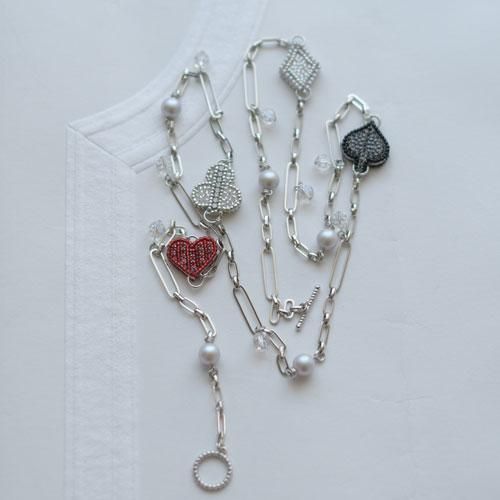 Suit Necklace (シルバー ) - MON PARURE - ONLINE SHOP