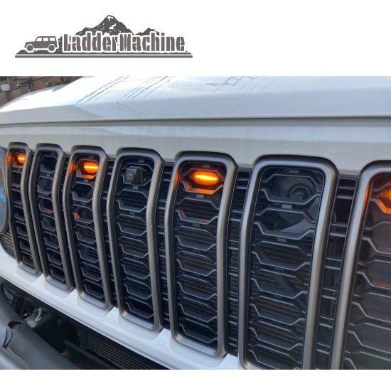 JEEP ジープ ラングラー JK/JL/JT用 グリルマーカー（JL用2024