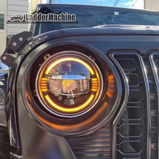 JEEP ジープ ラングラー JK用 イカリング付きLEDヘッドライト JEEP ジープ ラングラー JK用 イカリング付きLEDヘッドライト