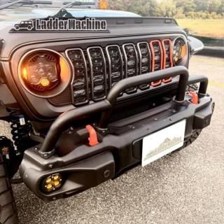 JEEP ジープ ラングラー JL/JT用 アルミフロントバンパー（センサー穴