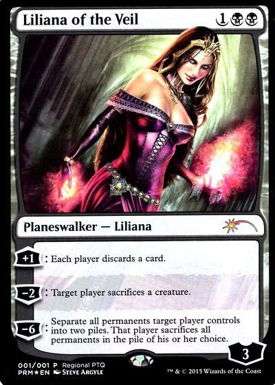 買取)(FOIL)ヴェールのリリアナ/Liliana of the Veil(RPTQ参加賞 買取)(FOIL)ヴェールのリリアナ/Liliana of the Veil(RPTQ参加賞