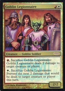 買取)(FOIL)ゴブリンの軍団兵/Goblin Legionnaire(FNM)(英語