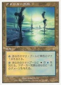 MTG アダーカー荒原　7ed英語foil1まい 買取)アダーカー荒原/Adarkar Wastes(7ED)(日英) - カード