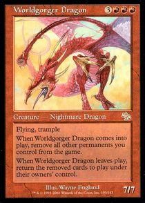 EX](FOIL)(旧枠仕様)世界喰らいのドラゴン/Worldgorger Dragon