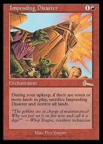 MTG　英語　FOIL　差し迫った災難 買取)さし迫った災難/Impending Disaster(ULG)(英語) - カード