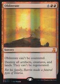 mtg 【Foil】《抹消/Obliterate》[INV] 赤R | www