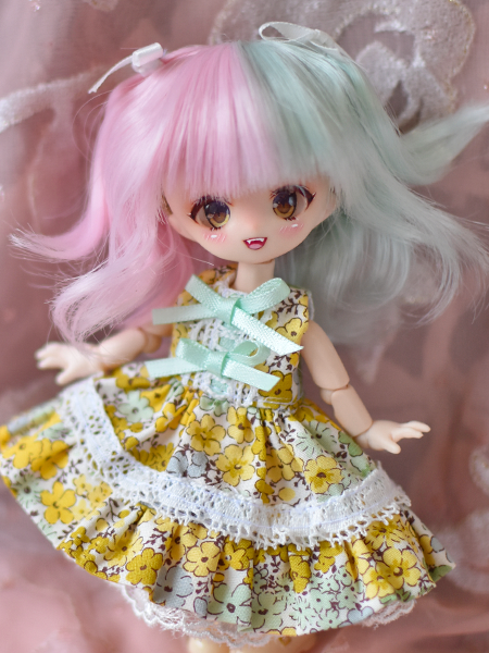 ine*×インソムニア コラボドール ヒカリ ヘッド+服+ウィッグセット