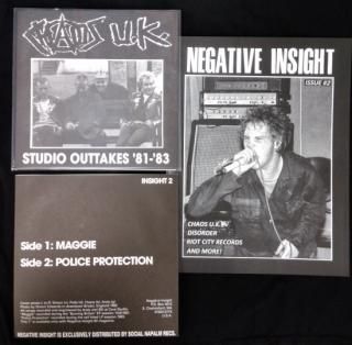 NEGATIVE INSIGHT - issue #2 ZINE + CHAOS U.K. 7
