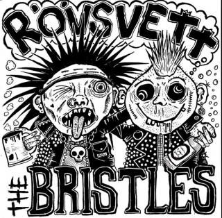 THE BRISTLES / RÖVSVETT - SPLIT EP (GREEN / RED MARBLE VINYL) EP