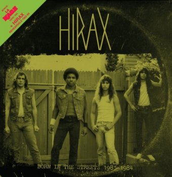 HIRAX Born in the streets 1983/1984 LP (w. BOOKLET ) (2nd PRESSING)