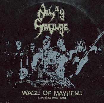 NASTY SAVAGE Wage Of Mayhem + Rarities 83-85 GATEFOLD LP (Ltd.150 DIE HARD BLUE SPLATTER VINYL)