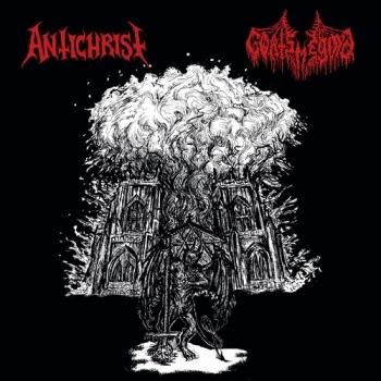 ANTICHRIST / GOATSMEGMA - SPLIT LP 