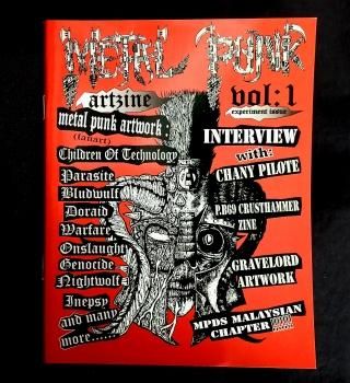 METAL PUNK ART ZINE Vol.1 (Ltd.150)