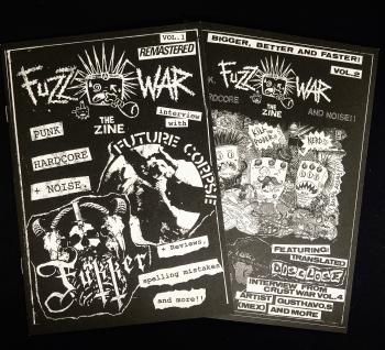 FUZZ WAR Vol.1 & Vol.2 - 2 ZINE SET (2å)