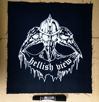 HELLISH VIEW ”KROW” BACK PATCH