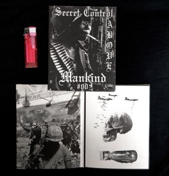SECRET CONTROL ABOVE MANKIND 0 - PHOTO COLLAGE ZINE