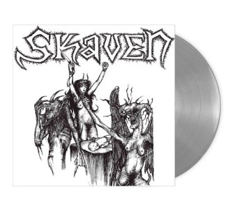 SKAVEN ”Flowers of Flesh and Blood” 片面エッチング LP (SILVER VINYL with POSTER, DL) (GATEFOLD)