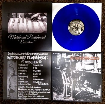 MORIBUND PUNISHMENT / MASSPRESS  - SPLIT LP (Ltd.100 BLUE VINYL)
