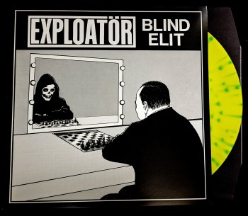 EXPLOATOR Blind Elit LP (2023 REPRESS, Ltd. YELLOW / BLUE SPLATTER VINYL, with POSTER)