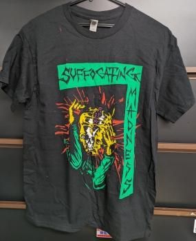 SUFFOCATING MADNESS T-SHIRT (BLACK BODY) (M/L/XL