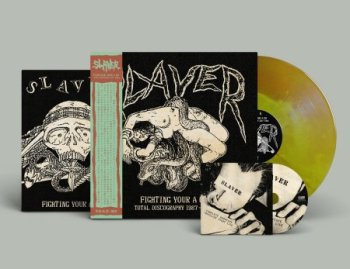 SLAVER Fighting Your A Go - Total Discography 1987-1990 LP+CD (Ltd.150 DIE HARD COLOR VINYL) 