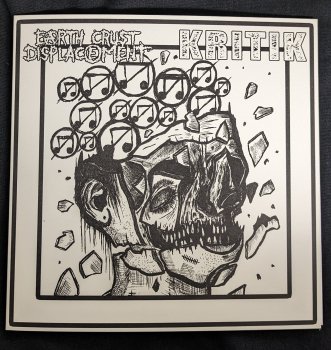 KRITIK / EARTH CRUST DISPLACEMENT SPLIT 7'EP (Ltd.400 RANDOM COLOUR VINYL)