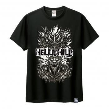 HELL CHILD Helling The Child T-SHIRT (BLACK / WHITE) (ͽվ / PRE-ORDER)