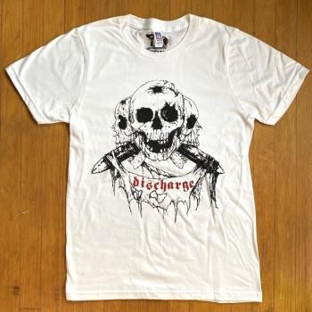 DISCHARGE - Official 3-Skulls T-SHIRT (DEAD STOCK) (ͽ / PRE-ORDER) (ͽ)