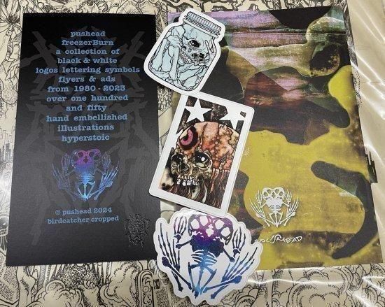 直筆サイン入り パスヘッド 画集 最新刊 2024年発売 PUSHEAD □PUSHEAD_HYPERSTOIC OPTIC BLISTER [PUSHEAD ARTWORK BOOK