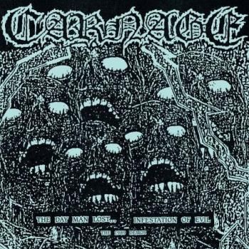 CARNAGE “The Day Man.... / Infestation of... - The 1989 Demos” LP (Ltd.150 DIE HARD COLOR VINYL)