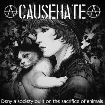 CAUSEHATE Deny A Society Built On The Sacrifice Of Animals CD (ͽվ / PRE-ORDER)