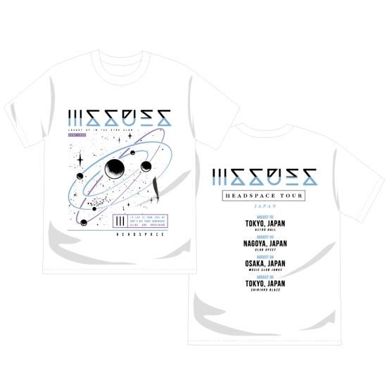 ISSUES JAPAN TOUR 2017 公式ツアーTシャツ (WHITE)/ISSUES