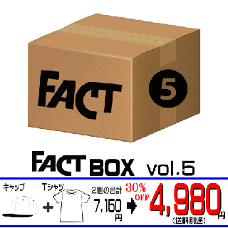 FACT - Box vol.5　（FACTグッズ 限定セット vol.5）<img class='new_mark_img2' src='https://img.shop-pro.jp/img/new/icons29.gif' style='border:none;display:inline;margin:0px;padding:0px;width:auto;' />