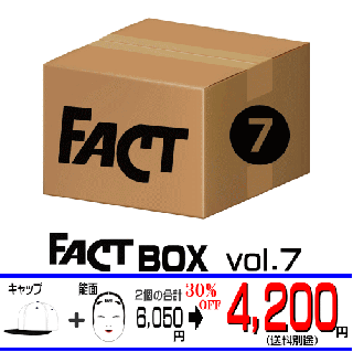 FACT - Box vol.7　（FACTグッズ 限定セット vol.7）<img class='new_mark_img2' src='https://img.shop-pro.jp/img/new/icons29.gif' style='border:none;display:inline;margin:0px;padding:0px;width:auto;' />