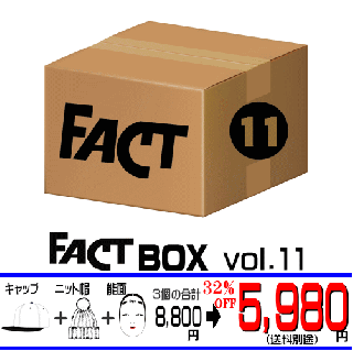 FACT - Box vol.11　（FACTグッズ 限定セット vol.11）<img class='new_mark_img2' src='https://img.shop-pro.jp/img/new/icons15.gif' style='border:none;display:inline;margin:0px;padding:0px;width:auto;' />
