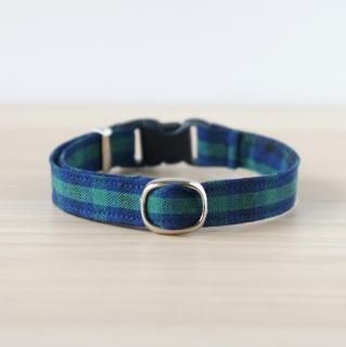 猫 首輪 タータンチェック レッド セーフティ猫首輪 - 猫首輪・猫用品 