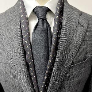 アットヴァンヌッチ スカーフ | シルク 小紋柄 - Del Fiore Online