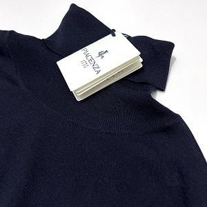 PIACENZA タートルネック | ダークネイビー ニット - Del Fiore Online