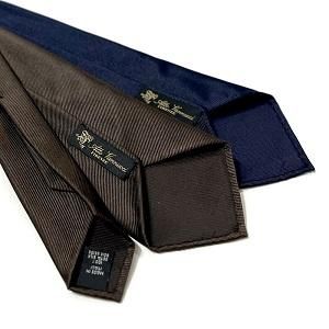 Atto Vannucci ネクタイ | ブラウン ソリッド - Del Fiore Online Shop