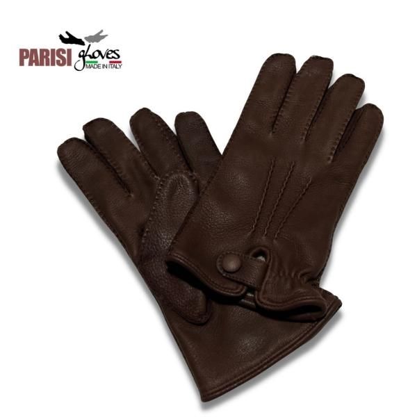 PARISI GLOVES ( パリジグローブ ) グローブ ブラウン | 鹿革 裏地 カシミヤ イタリア製グローブ 秋冬 イタリア製 - Del  Fiore Online Shop( デルフィオーレ オンラインショップ )