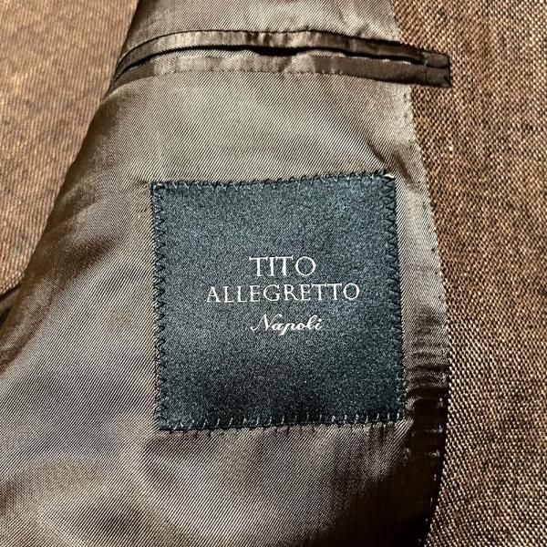 TITO ALLEGRETTO (ティトアレグレット) ジャケット ブラウン TITO ALLEGRETTO (ティトアレグレット) ジャケット ブラウン