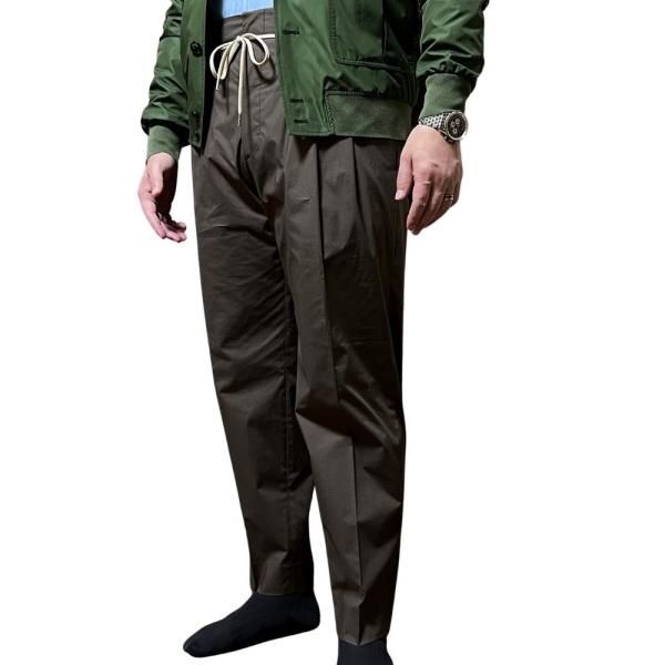 BE ABLE ( ビーエイブル ) クロップド パンツ カーキー コットン BE ABLE ( ビーエイブル ) クロップド パンツ カーキー コットン