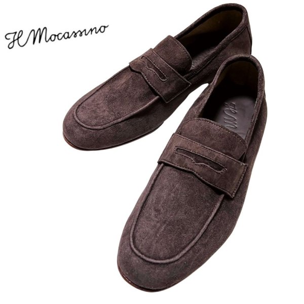 IL MOCASSINO (イルモカシーノ) ローファー スウェード ブラウン | イタリア製 牛革 革靴 スエード 靴 マッケイ製法 - Del  Fiore Online Shop( デルフィオーレ オンラインショップ )
