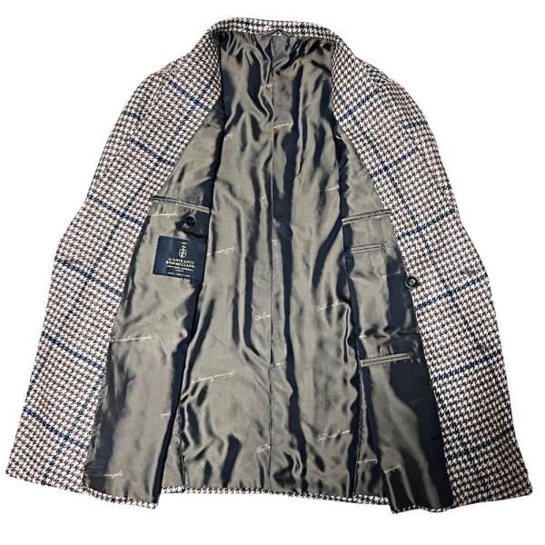 美品✨BOMMEZADRI　ボメザドリ　高級生地　テーラードジャケット  50 SALE】GIANFRANCO BOMMEZZADRI（ジャンフランコ ボメザドリ
