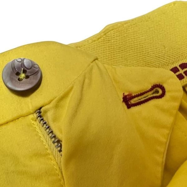 GTA ( ジーティーアー ) パンツ イエロー スリム 6ポケット サイド