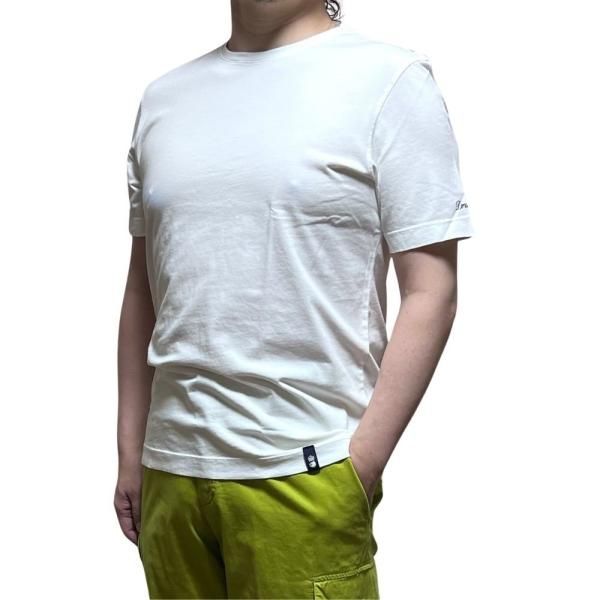 Drumohr ( ドルモア ) Tシャツ | ホワイト | クルーネック Drumohr ( ドルモア ) Tシャツ | ホワイト | クルーネック