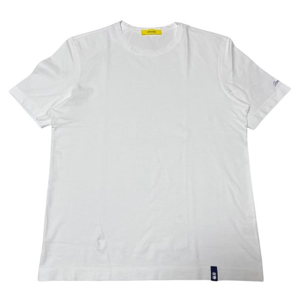 Drumohr ( ドルモア ) Tシャツ | ホワイト | クルーネック | イタリア製 - Del Fiore Online Shop(  デルフィオーレ オンラインショップ )