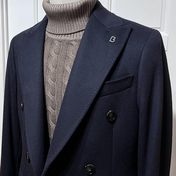 試着のみMAX&Co. コート Milan 青