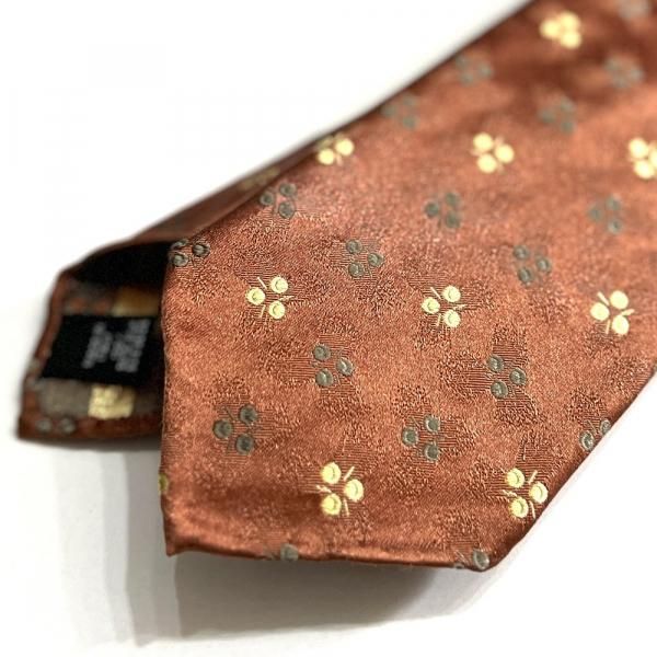 アットヴァンヌッチ ネクタイ | テラコッタ 花柄 - Del Fiore