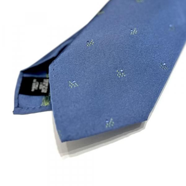 上等な ブルー | ネクタイ Vannucci Atto 花柄 Shop Online Fiore Del - 小物